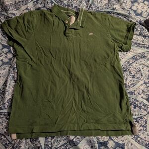 Aeropostale Green Polo Shirt Short-Sleeved Classic